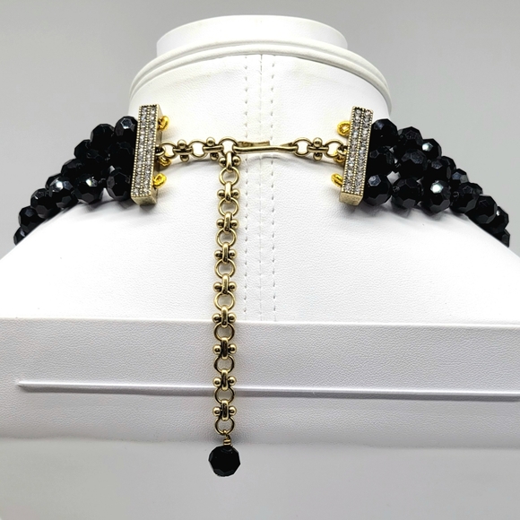 Heidi Daus Swarovski Crystal Swans in Love Statement Necklace + Earring Set - Picture 10 of 12